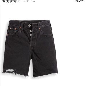 Levi’s 501 - mid thigh shorts